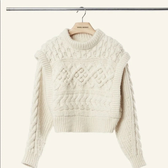 Isabel Marant Milane Sweater FW '19 in White - Picture 3 of 3